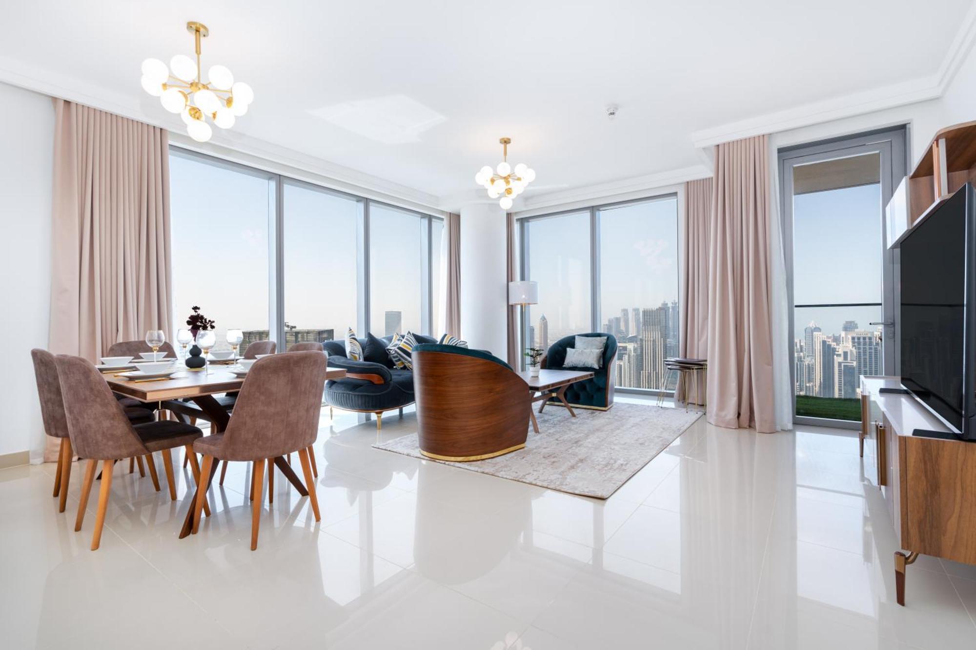 Lux Apt-Burj View Opp. Dxb Mall Dubai Eksteriør bilde