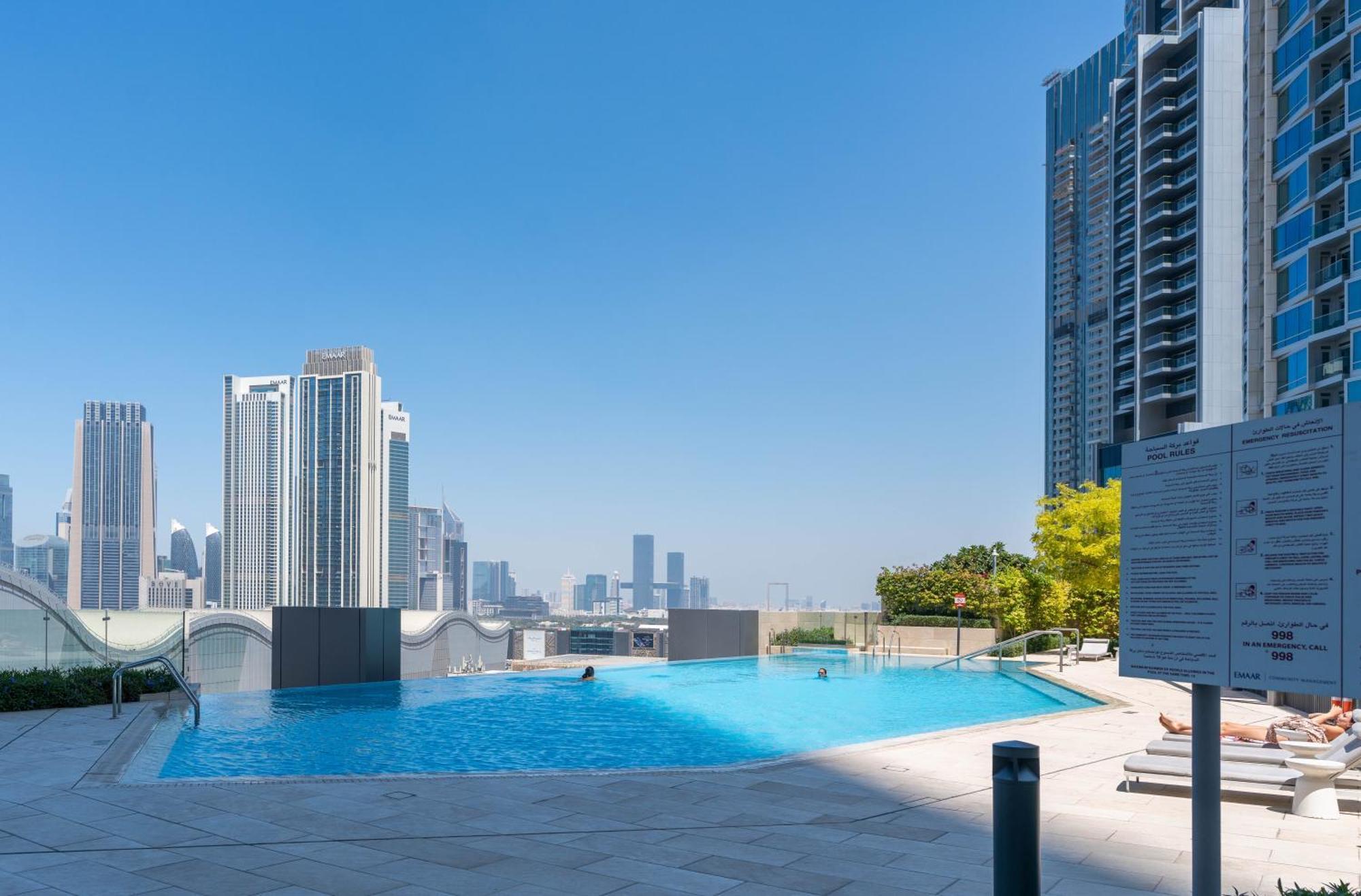Lux Apt-Burj View Opp. Dxb Mall Dubai Eksteriør bilde