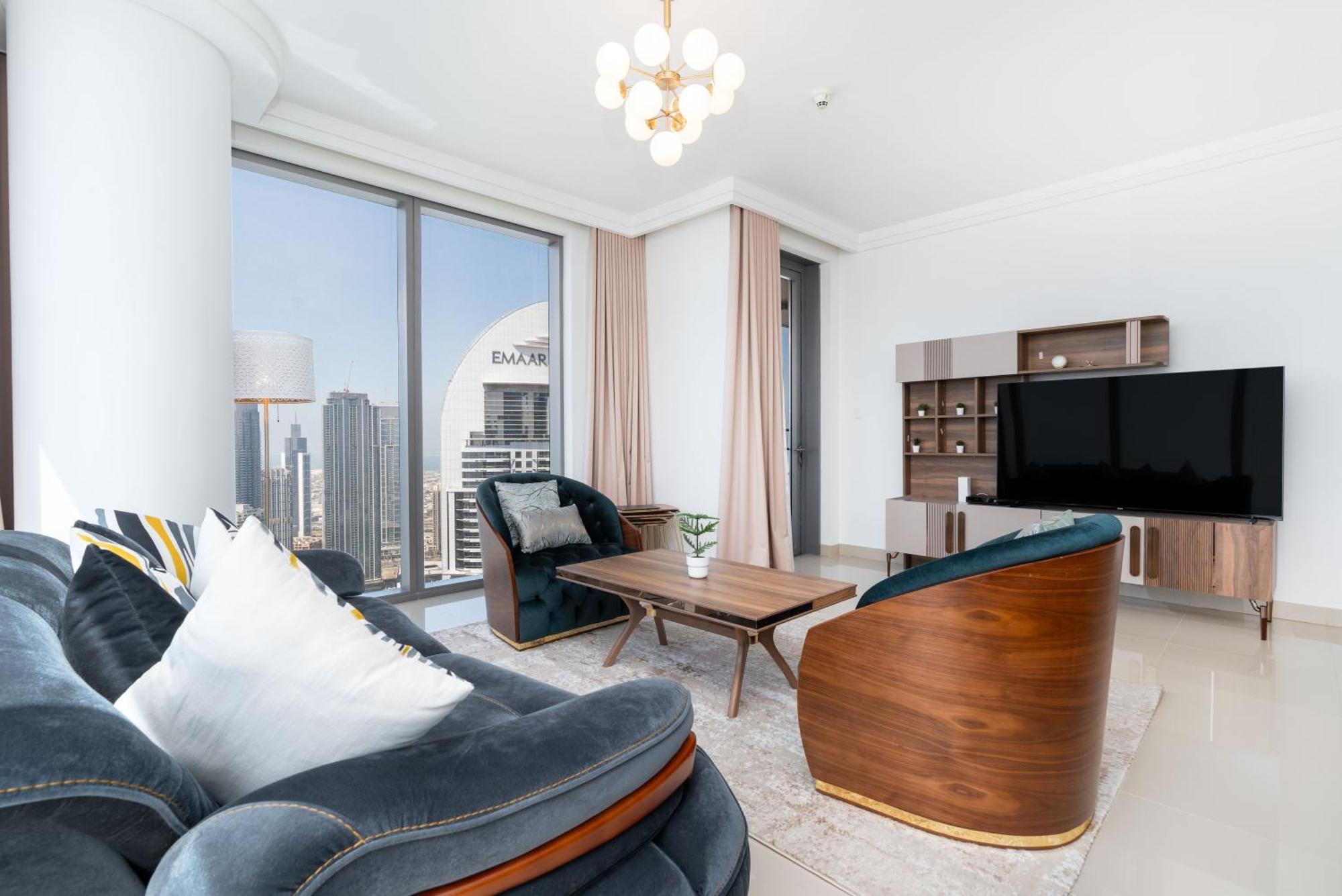 Lux Apt-Burj View Opp. Dxb Mall Dubai Eksteriør bilde