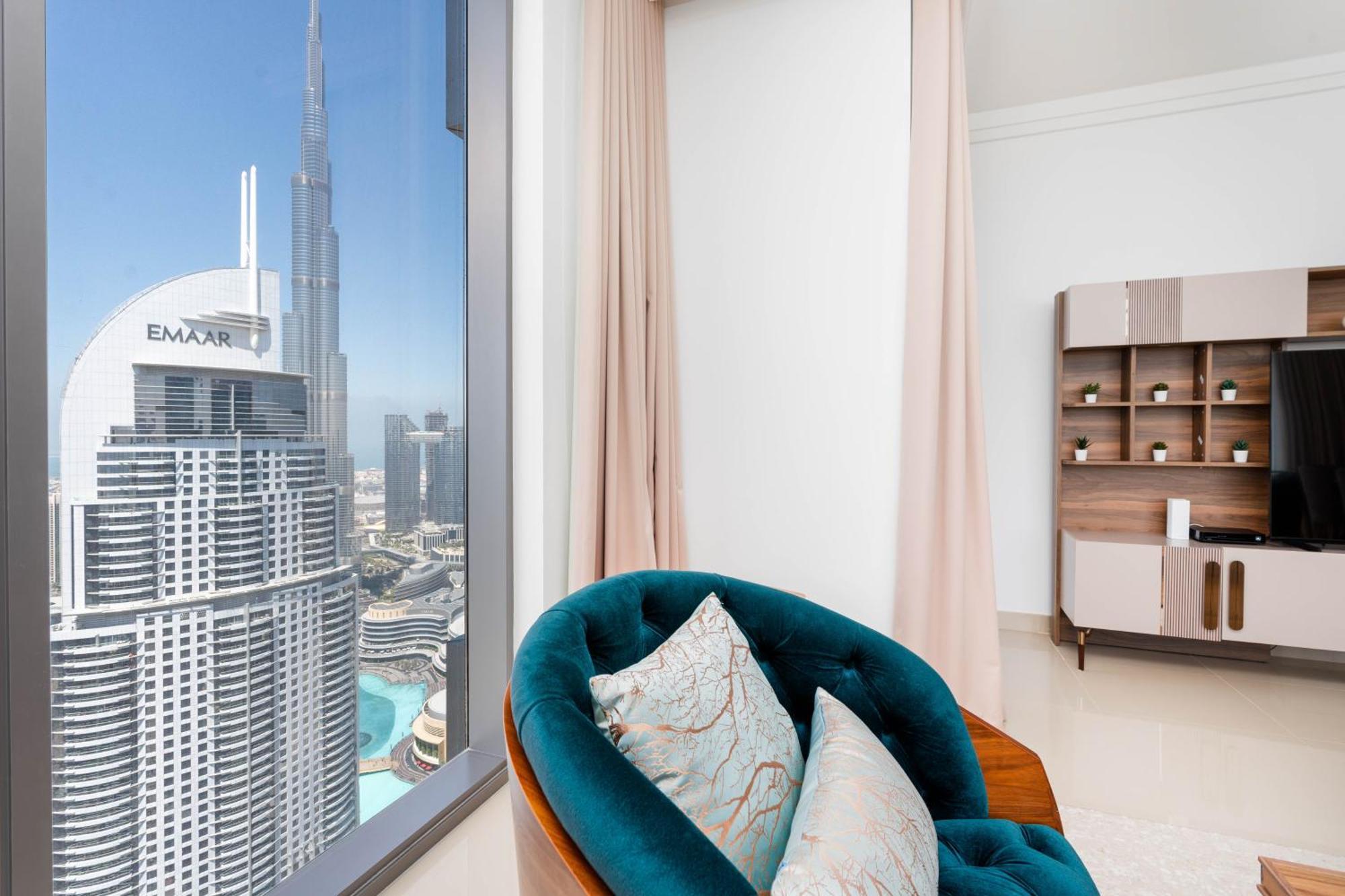 Lux Apt-Burj View Opp. Dxb Mall Dubai Eksteriør bilde