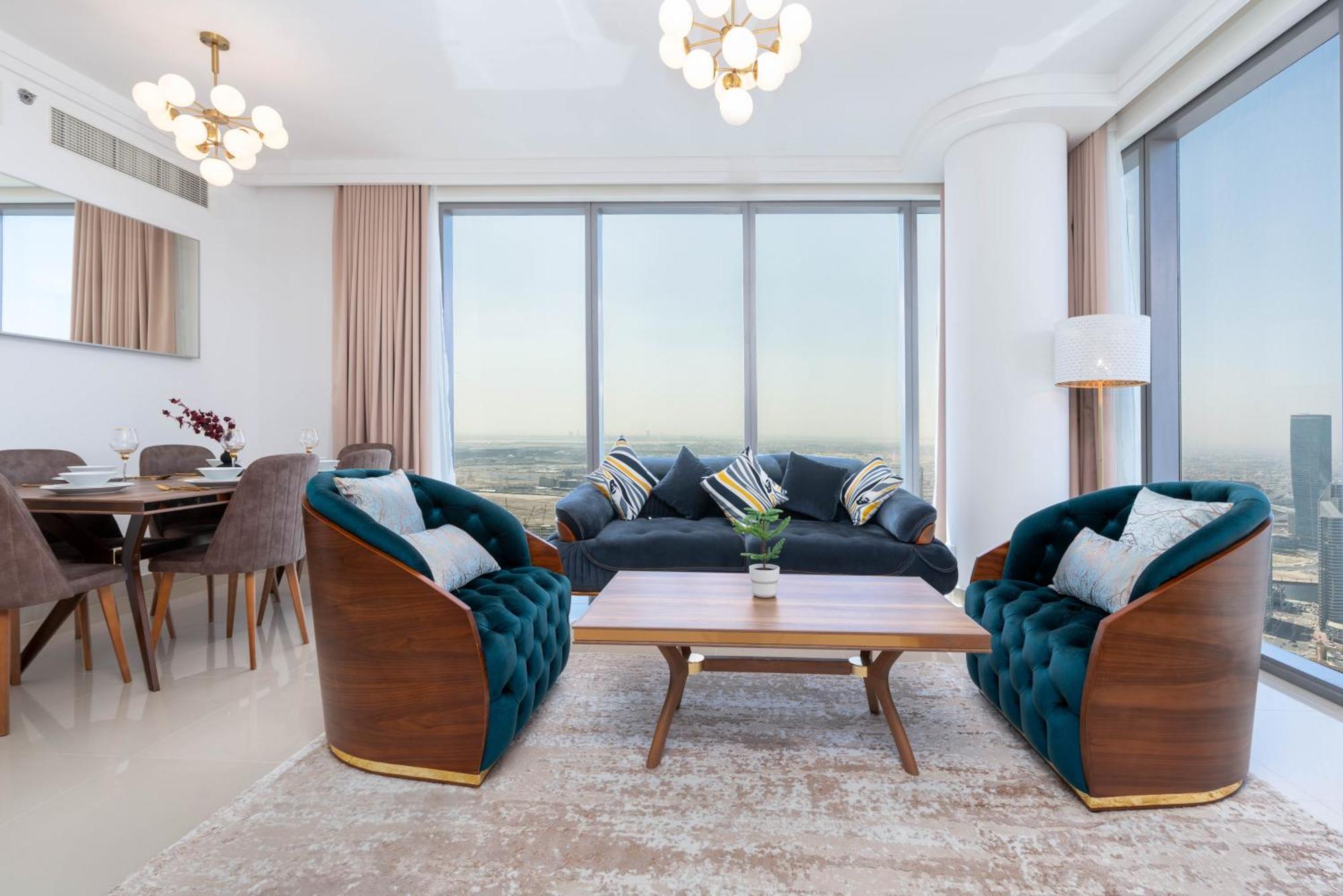 Lux Apt-Burj View Opp. Dxb Mall Dubai Eksteriør bilde